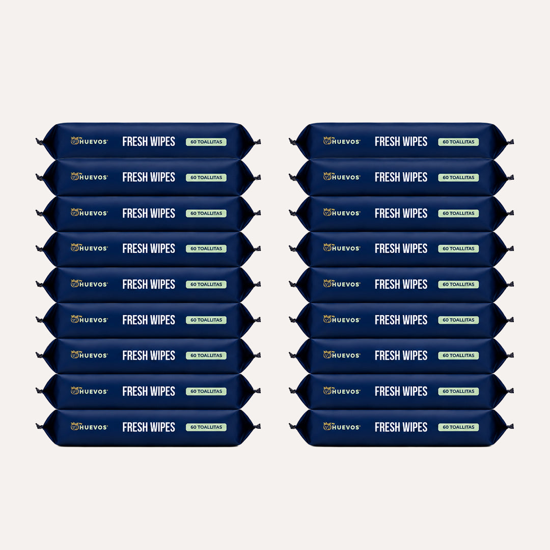 Pack Fresh Wipes (Toallitas Humedas uso diario 60 uni) - Pack 18 (1080)